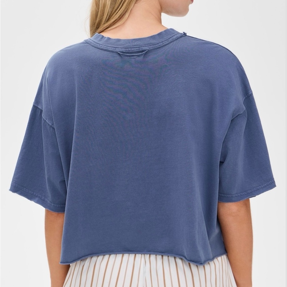 FP Movement by Free People inspire boxy Short Sleeve Tee in indigo - Picture 3 of 12